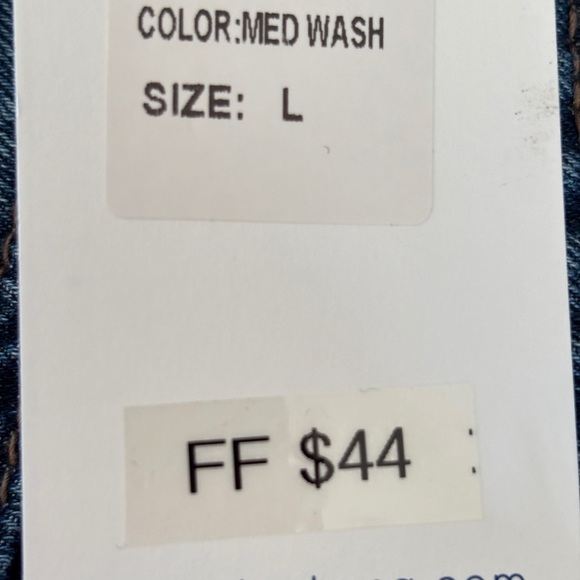 Blue B. Rhinestone Jeans Womens Large Bling Rodeo Western Equestrian Wide Leg - Picture 11 of 15